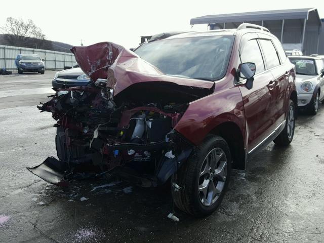 JF2SJAWC5HH426682 - 2017 SUBARU FORESTER 2 MAROON photo 2