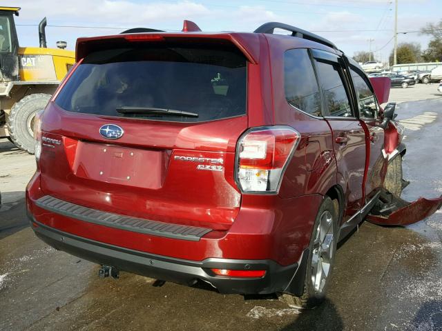 JF2SJAWC5HH426682 - 2017 SUBARU FORESTER 2 MAROON photo 4