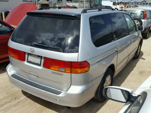 5FNRL18973B000042 - 2003 HONDA ODYSSEY EX SILVER photo 4