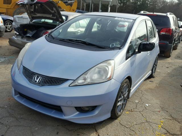 JHMGE88469S071600 - 2009 HONDA FIT SPORT BLUE photo 2