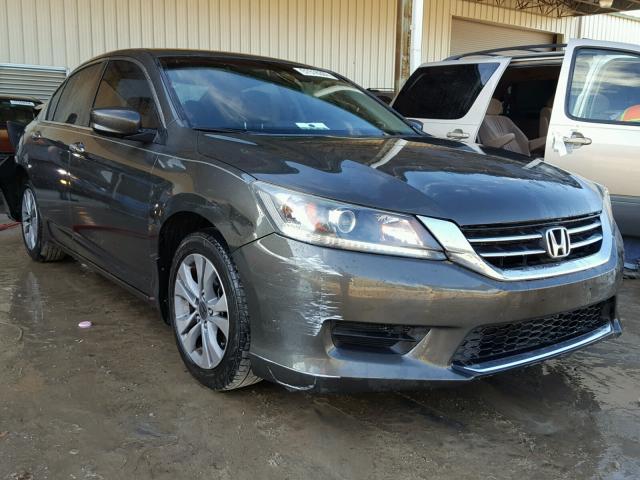 1HGCR2F33EA006412 - 2014 HONDA ACCORD LX GRAY photo 1