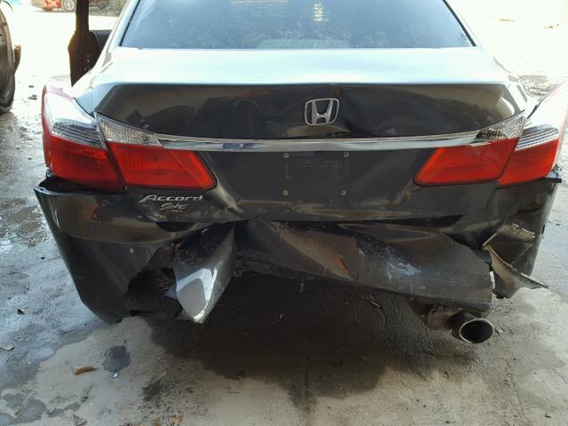 1HGCR2F33EA006412 - 2014 HONDA ACCORD LX GRAY photo 9