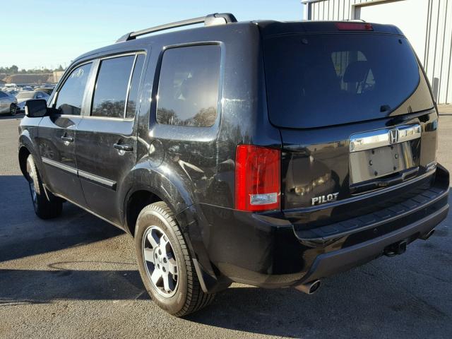 5FNYF4H85AB005698 - 2010 HONDA PILOT TOUR BLACK photo 3