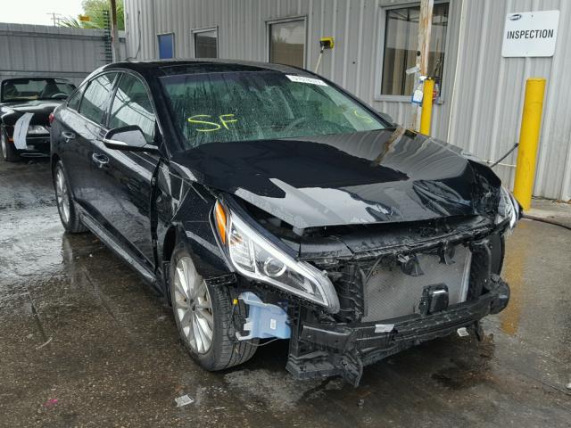 5NPE34AF8FH125542 - 2015 HYUNDAI SONATA SPO BLACK photo 1