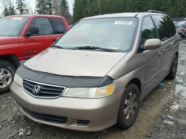 5FNRL18664B072695 - 2004 HONDA ODYSSEY EX WHITE photo 2