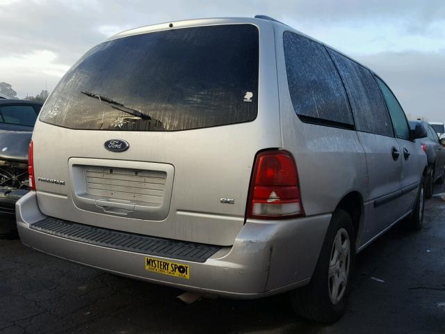 2FMZA51635BA69531 - 2005 FORD FREESTAR S SILVER photo 4