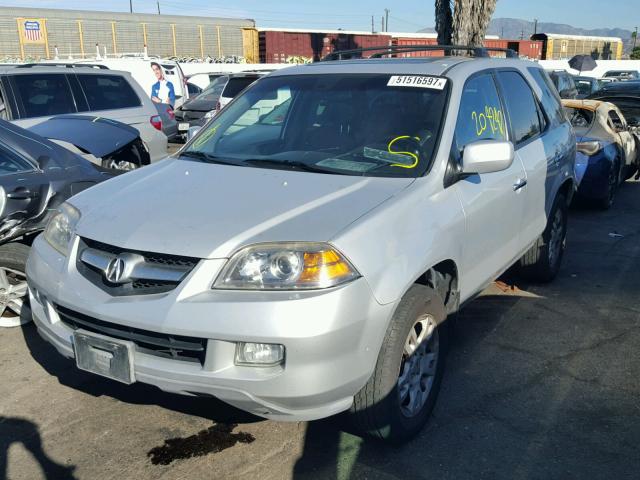 2HNYD18685H524970 - 2005 ACURA MDX TOURIN SILVER photo 2