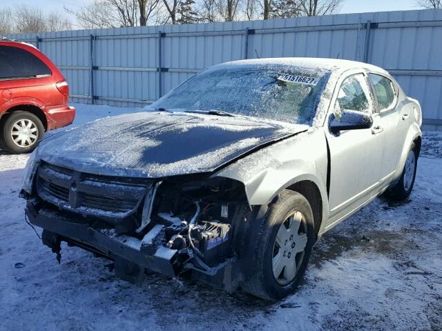 1B3LC46B19N547106 - 2009 DODGE AVENGER SE GRAY photo 2