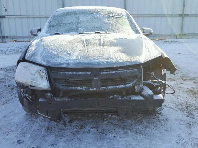 1B3LC46B19N547106 - 2009 DODGE AVENGER SE GRAY photo 9