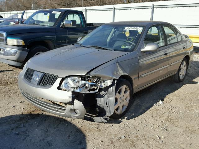 3N1CB51D56L592712 - 2006 NISSAN SENTRA 1.8 BEIGE photo 2