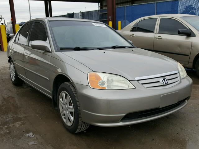 2HGES26813H569854 - 2003 HONDA CIVIC EX ოქროსფერი ფოტო 1