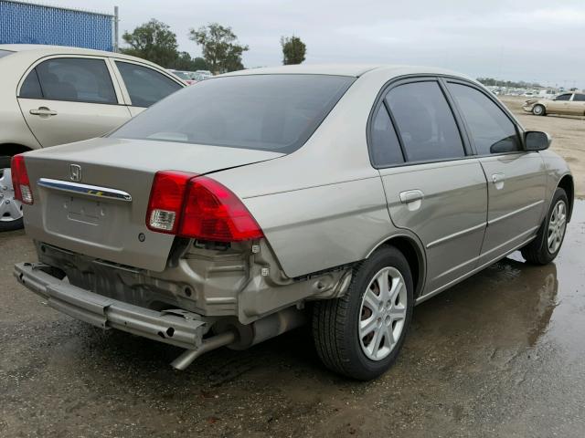 2HGES26813H569854 - 2003 HONDA CIVIC EX ოქროსფერი ფოტო 4