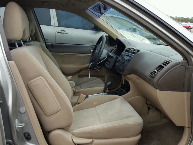 2HGES26813H569854 - 2003 HONDA CIVIC EX ოქროსფერი ფოტო 5