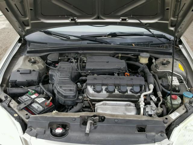 2HGES26813H569854 - 2003 HONDA CIVIC EX ოქროსფერი ფოტო 7