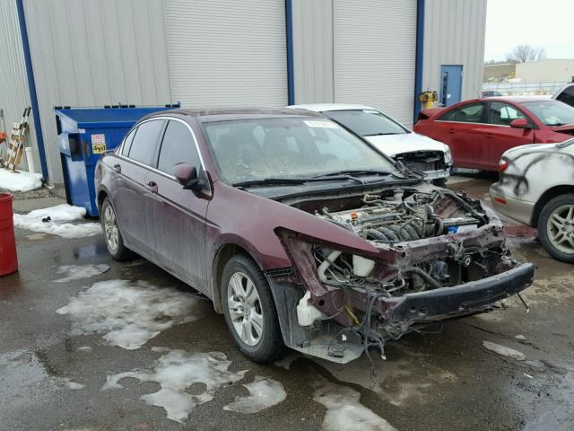 1HGCP2F46AA018207 - 2010 HONDA ACCORD LXP MAROON photo 1