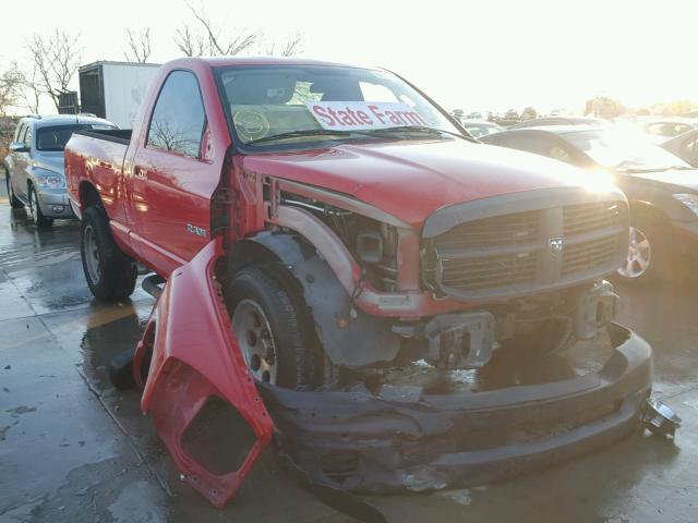 1D7HA16K68J124431 - 2008 DODGE RAM 1500 S RED photo 1