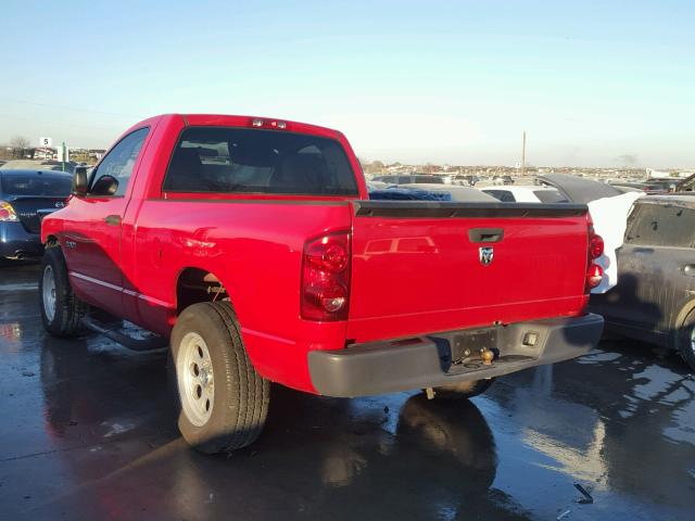 1D7HA16K68J124431 - 2008 DODGE RAM 1500 S RED photo 3