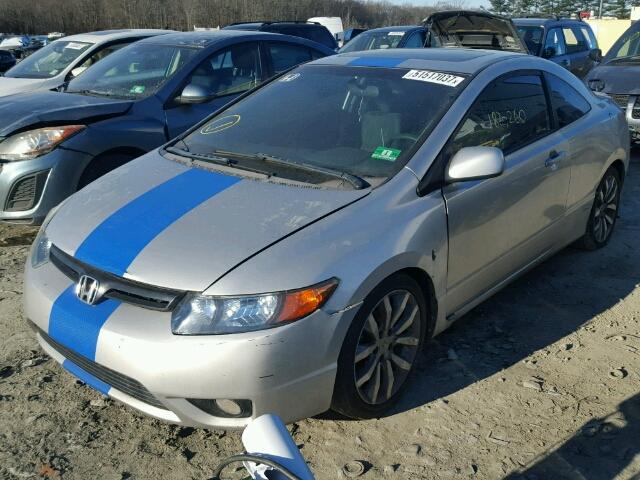 2HGFG128X6H545112 - 2006 HONDA CIVIC EX فضي صورة 2