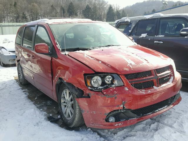 2C4RDGEG2ER299286 - 2014 DODGE GRAND CARA RED photo 1