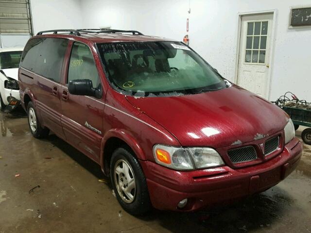 1GMDX03E1YD226763 - 2000 PONTIAC MONTANA MAROON photo 1