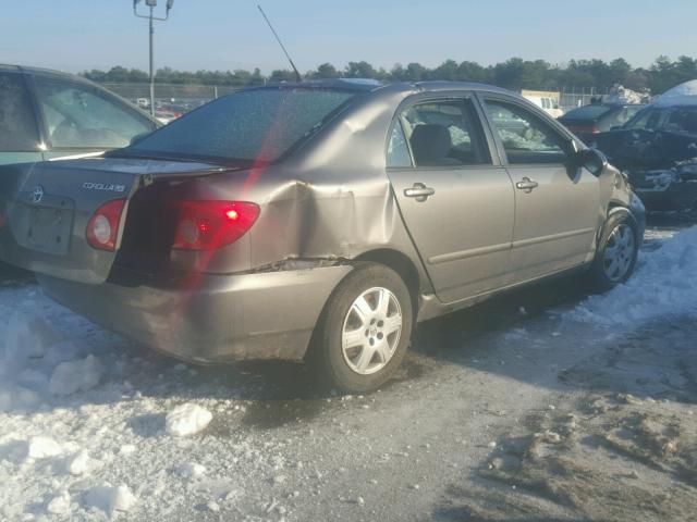 2T1BR30E76C673698 - 2006 TOYOTA COROLLA CE GRAY photo 4