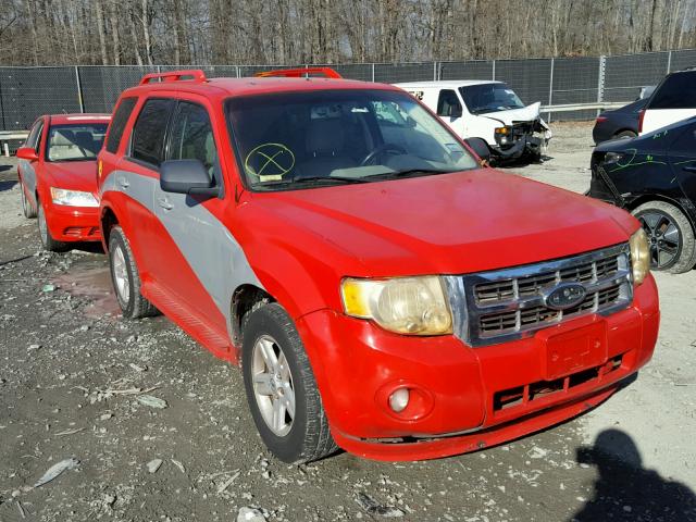 1FMCU49369KA89754 - 2009 FORD ESCAPE HYB RED photo 1