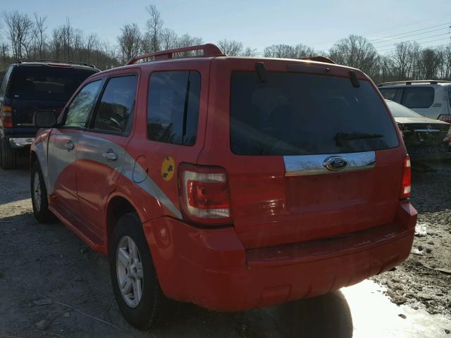 1FMCU49369KA89754 - 2009 FORD ESCAPE HYB RED photo 3