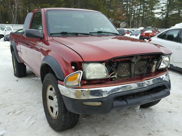 5TEWM72N94Z345209 - 2004 TOYOTA TACOMA XTR BURGUNDY photo 1