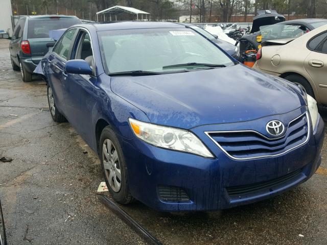 4T1BF3EK5AU546124 - 2010 TOYOTA CAMRY BASE BLUE photo 1