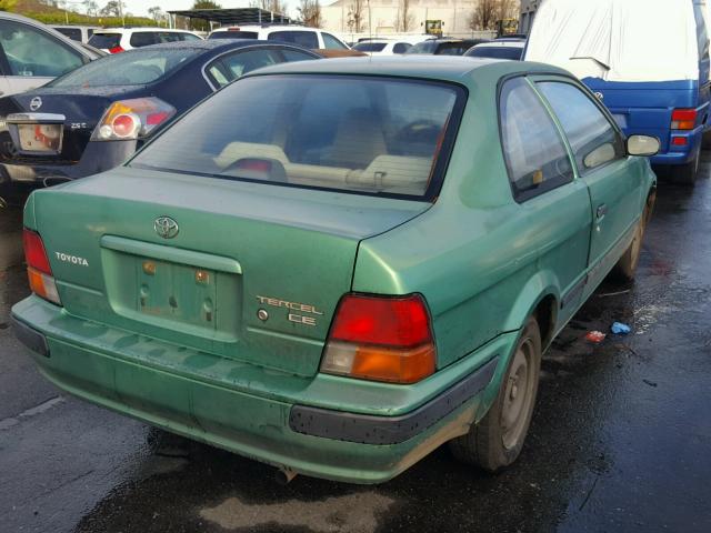 JT2AC52L2V0207392 - 1997 TOYOTA TERCEL CE GREEN photo 4