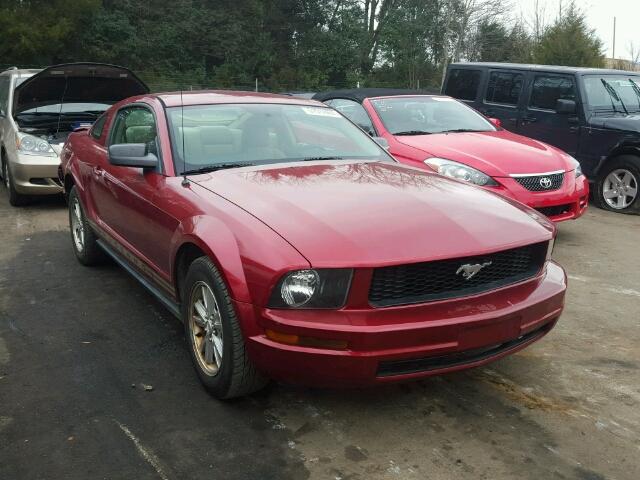 1ZVFT80N375301433 - 2007 FORD MUSTANG RED photo 1