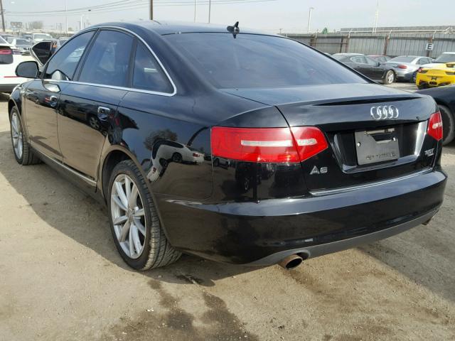 WAUKGAFB8AN007279 - 2010 AUDI A6 PRESTIG BLACK photo 3