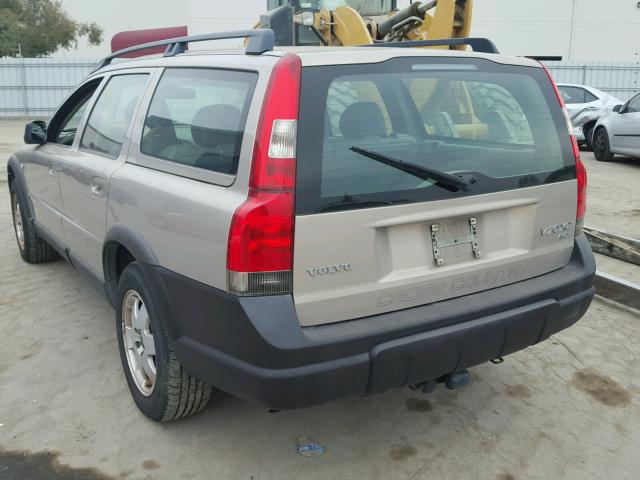 YV1SZ58D221054331 - 2002 VOLVO V70 XC GRAY photo 3