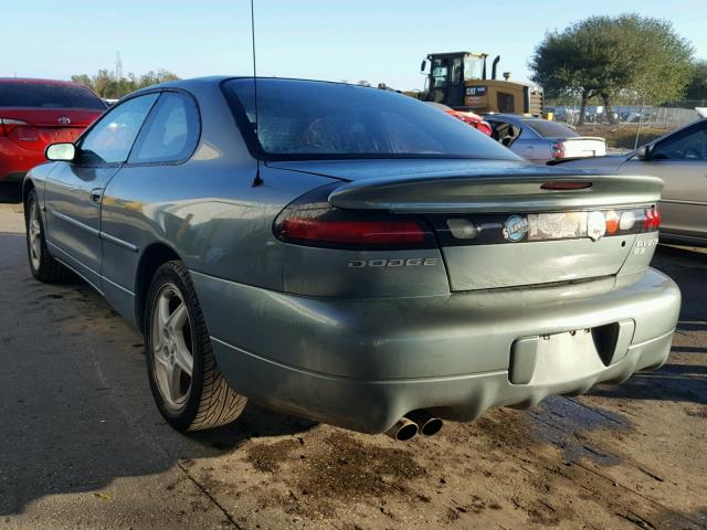 4B3AU52N7YE023806 - 2000 DODGE AVENGER ES GREEN photo 3