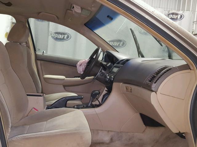 3HGCM56466G709028 - 2006 HONDA ACCORD LX GOLD photo 5