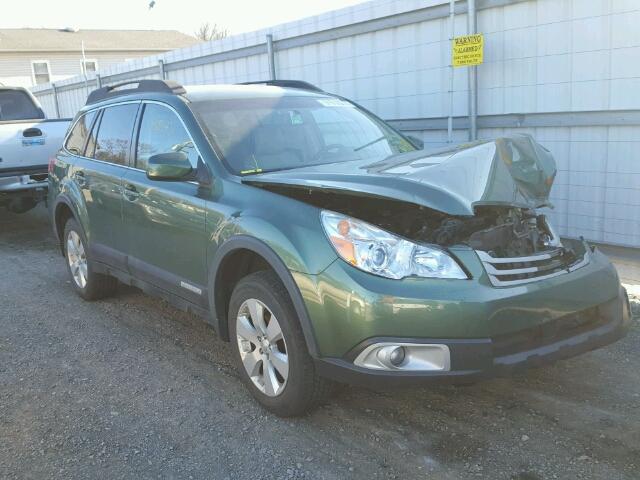 4S4BRBCC1C1256867 - 2012 SUBARU OUTBACK 2. GREEN photo 1