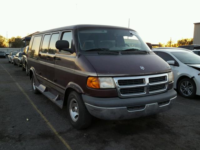 2B6HB11YXXK554179 - 1999 DODGE RAM VAN B1 MAROON photo 1