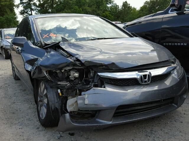 2HGFA16879H312157 - 2009 HONDA CIVIC EX ნაცრისფერი ფოტო 1