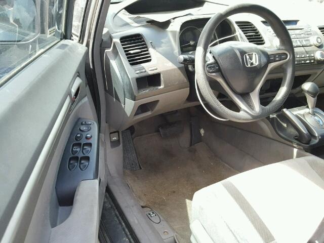 2HGFA16879H312157 - 2009 HONDA CIVIC EX ნაცრისფერი ფოტო 9