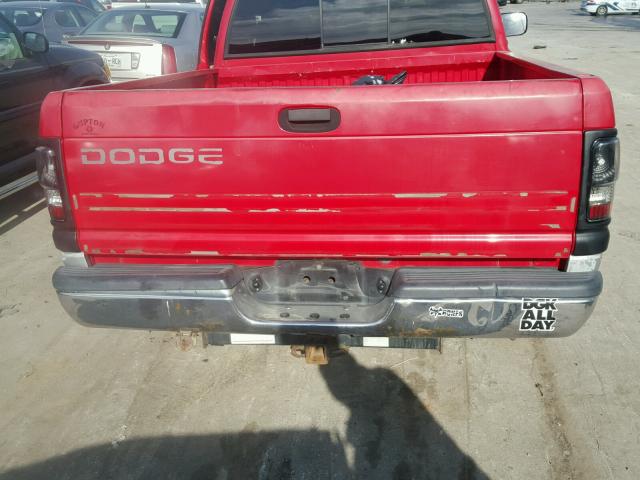 3B7HC16YXRM558610 - 1994 DODGE RAM 1500 RED photo 6