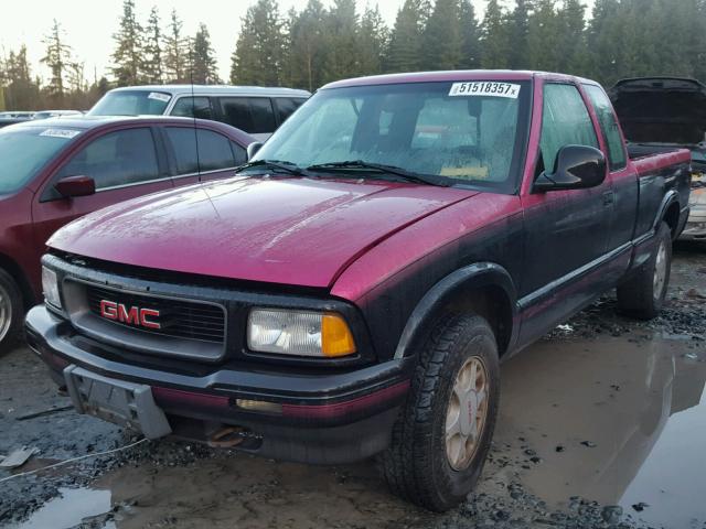 1GTDT19WXS8537503 - 1995 GMC SONOMA TWO TONE photo 2