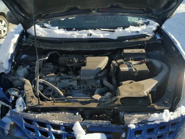 JN8AS58V88W141598 - 2008 NISSAN ROGUE S BLUE photo 7