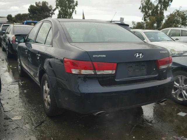 5NPEU46F46H016761 - 2006 HYUNDAI SONATA GLS GRAY photo 3