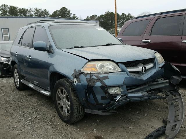 2HNYD18655H505132 - 2005 ACURA MDX TOURIN BLUE photo 1