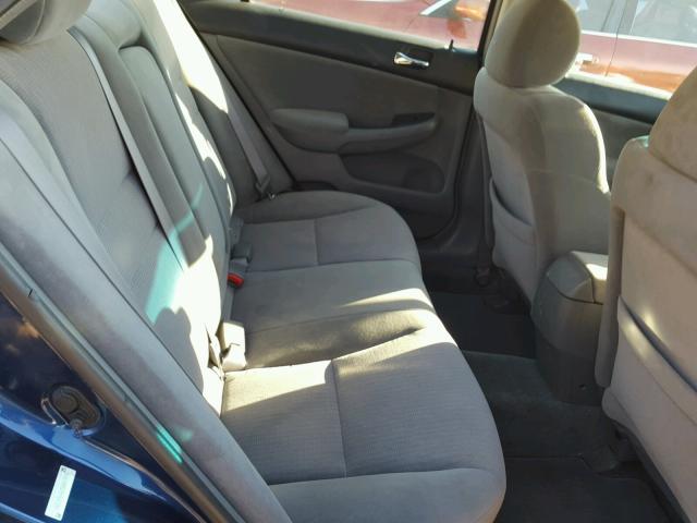 1HGCM56465A046959 - 2005 HONDA ACCORD LX BLUE photo 6