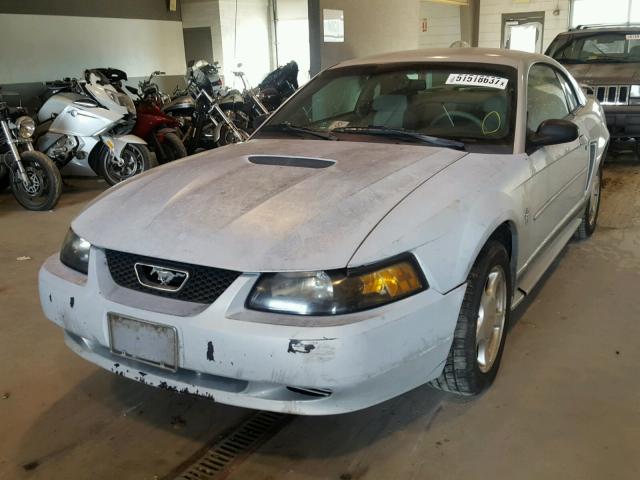 1FAFP40472F138124 - 2002 FORD MUSTANG SILVER photo 2