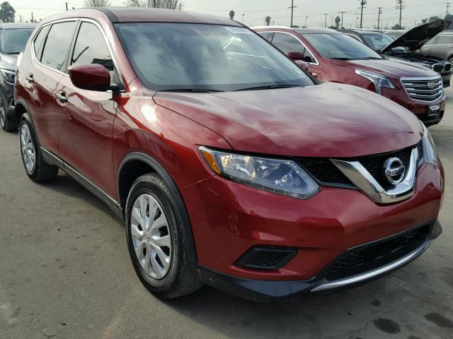 JN8AT2MTXGW010767 - 2016 NISSAN ROGUE S RED photo 1