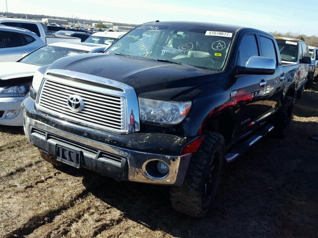 5TFHW5F13DX299429 - 2013 TOYOTA TUNDRA CRE BLACK photo 2