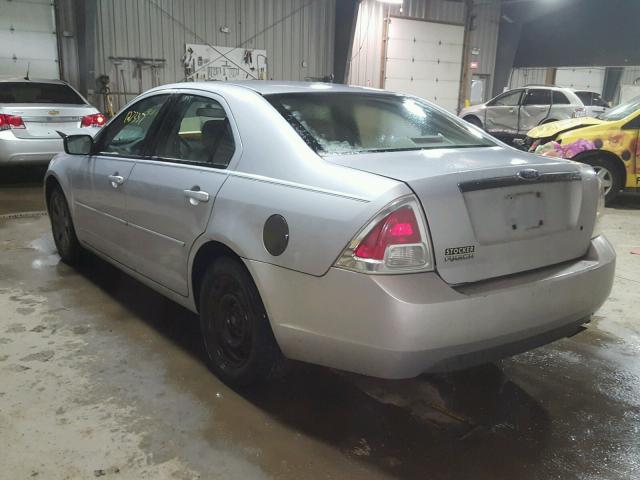 3FAHP06Z16R215132 - 2006 FORD FUSION S SILVER photo 3