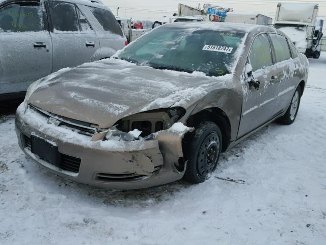 2G1WT58K669148424 - 2006 CHEVROLET IMPALA LT BROWN photo 2